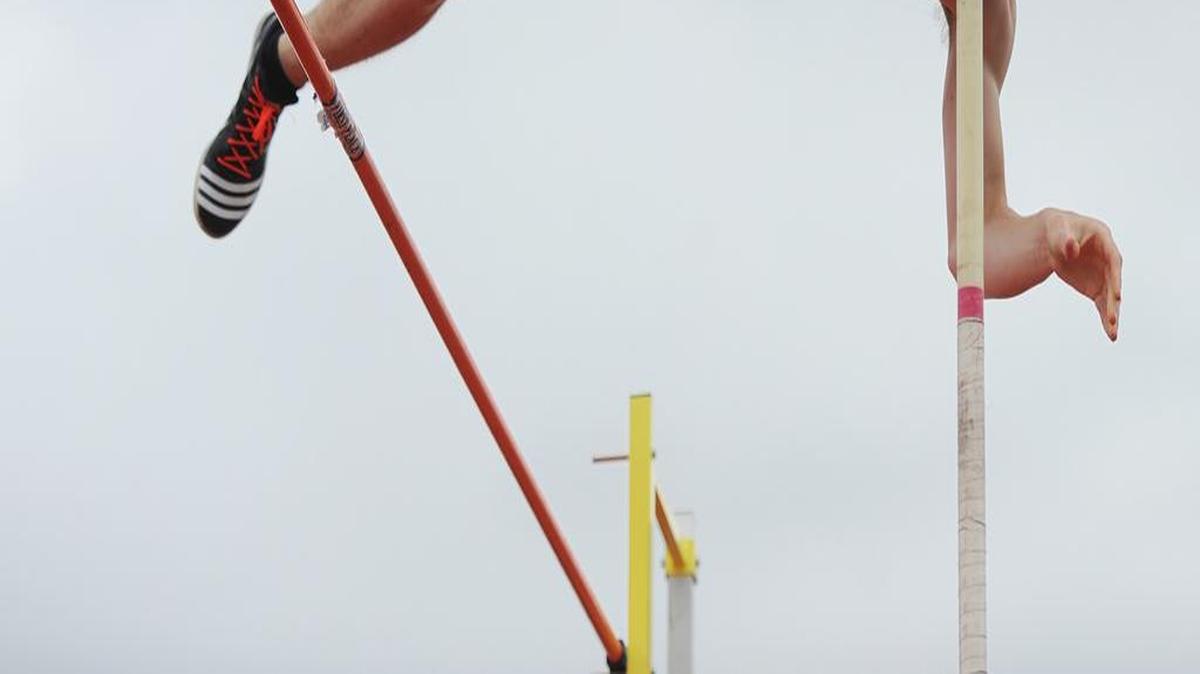
Park Hill’s Christopher Nilsen went high in the pole vault on Saturday in the Missouri Class 5, Sectional 4 meet.
