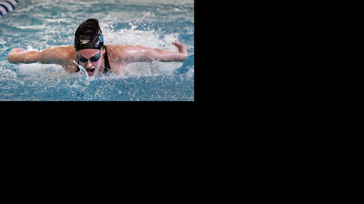 
Bonnie Longan of Shawnee Mission East High School is a first-team member of the All-Sunflower League girls swimming and diving team.
