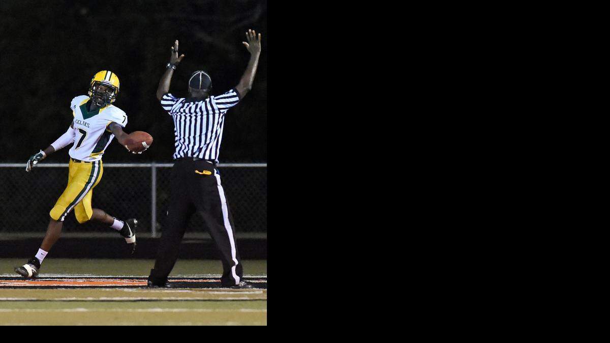 
O'Hara's Austin Evans ran a kick off back for a touchdown in the fourth quarter against Oak Grove on Friday.
