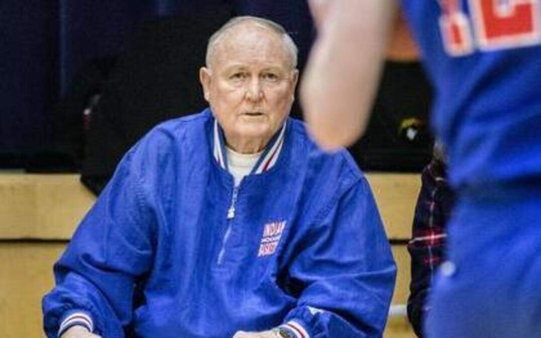 
Kansas City East Christian Academy boys basketball coach Bud Lathrop watched his team get a 65-43 victory on Jan. 13 at Bishop Seabury Academy High School in Lawrence. Nine years after he retired from coaching at Raytown South High School, Lathrop is back on the sidelines.

