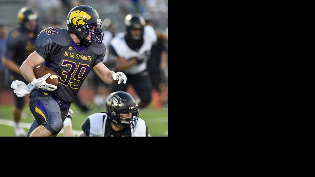 
Blue Springs’ Cobi Bissell eluded the Lee's Summit defense during their game on Friday night at Blue Springs High School. Bissel finished with 213 yards and three touchdowns for the Wildcats.
