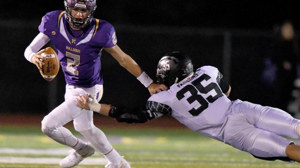 Kearny quarterback Anthony Pritzel has led the 11-1 Bulldogs to a Class 4 state quarterfinal matchup against Hannibal.