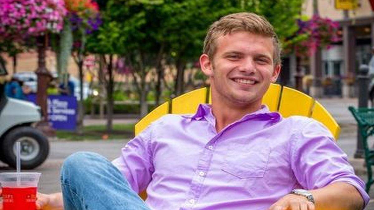 
His father says that Olathe East senior James McGinnis (above) is showing progress in his recovery from a brain injury.
