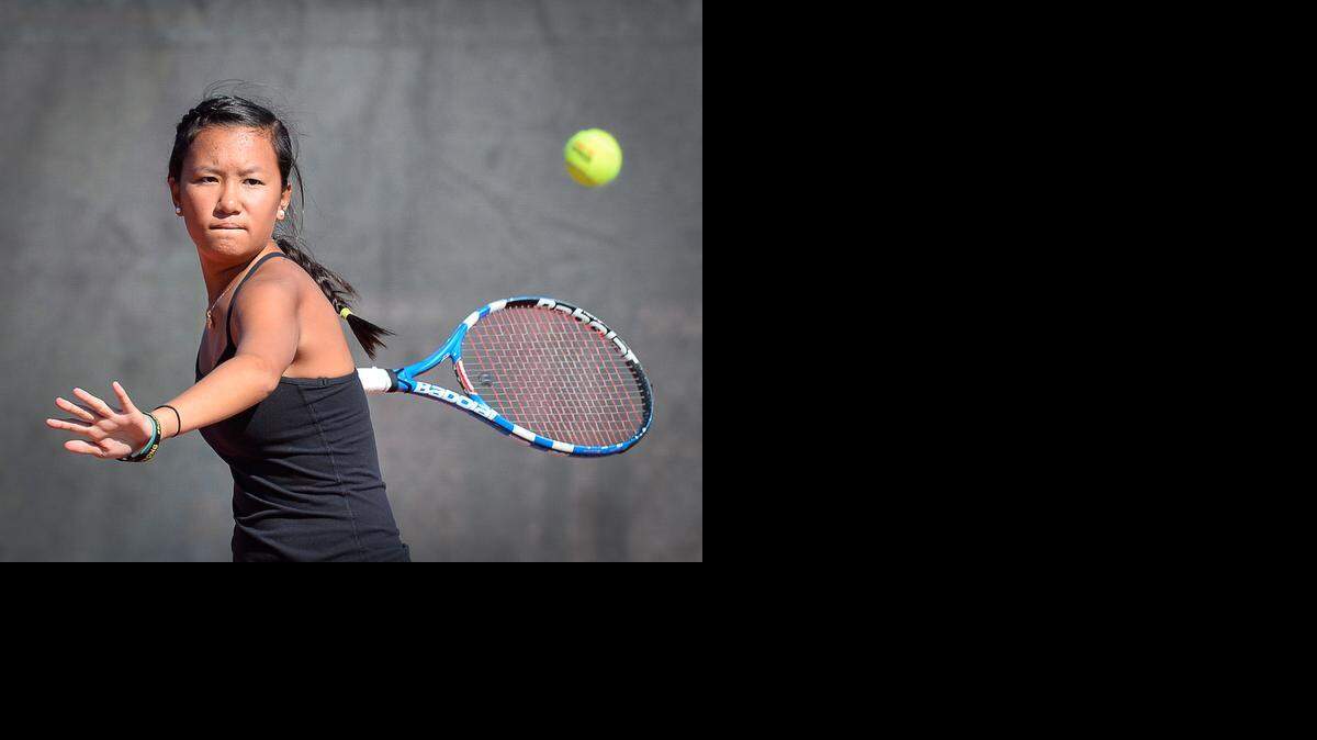 
SM West’s Josephine Cao and her sister won the Kansas 6A doubles state title.
