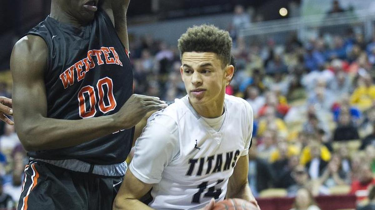 Lee’s Summit West senior Christian Bishop (right) might be the top boys high school player in the Kansas City area.