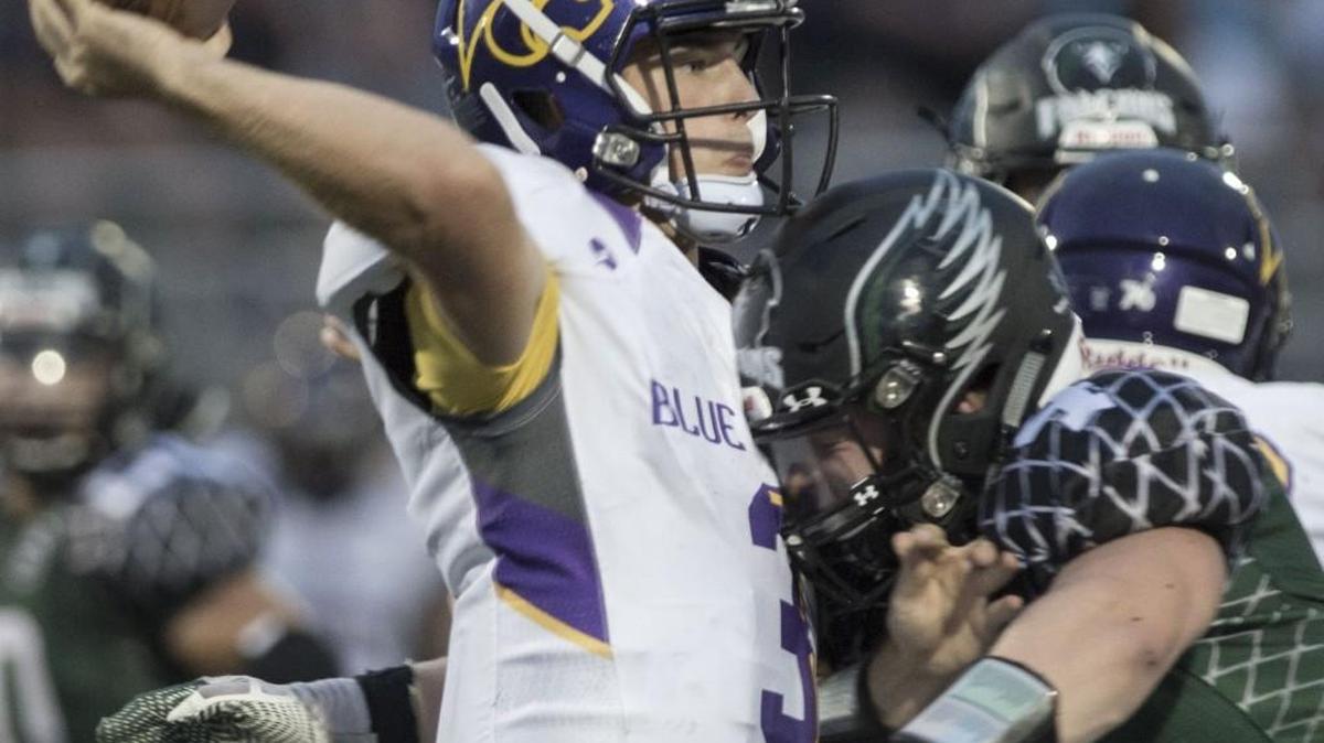 Blue Springs South quarterback Dylan Cowling.