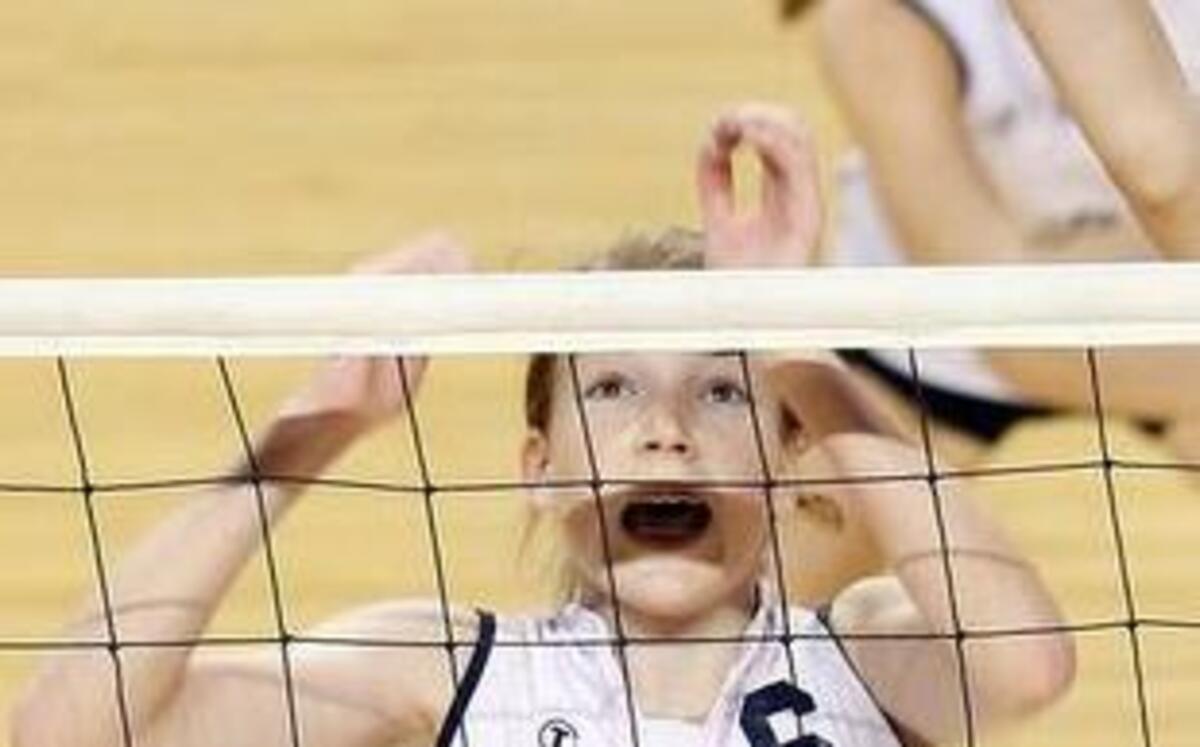 Jenna Gray helped the St. James Academy volleyball team to a 46-2 record and the Kansas Class 5A state championship.