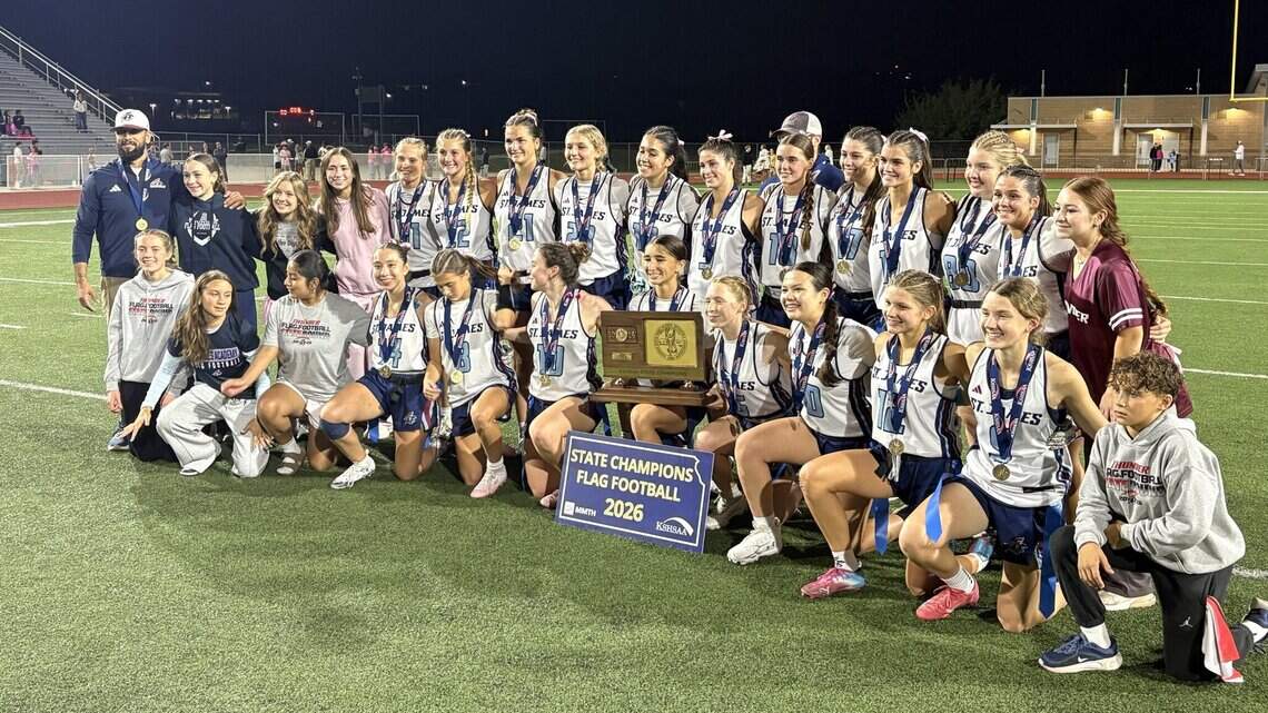 St. James Academy wins inaugural Kansas flag football championship after tragic crash