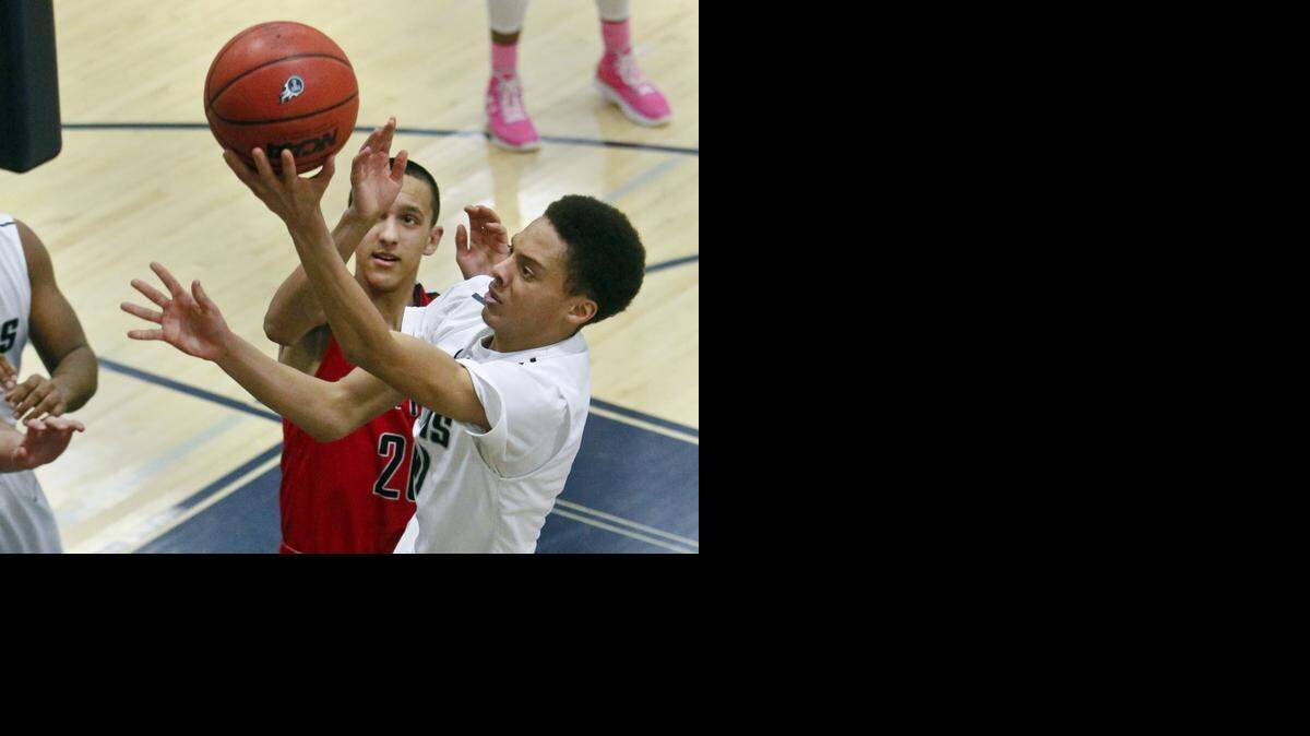 
Two of the top boys high school basketball players in the Kansas City area this season will be Lee's Summit West’s Jarred Dixon (right) and Park Hill’s Landry Shamet, who faced off last season in a game at Lee’s Summit West.
