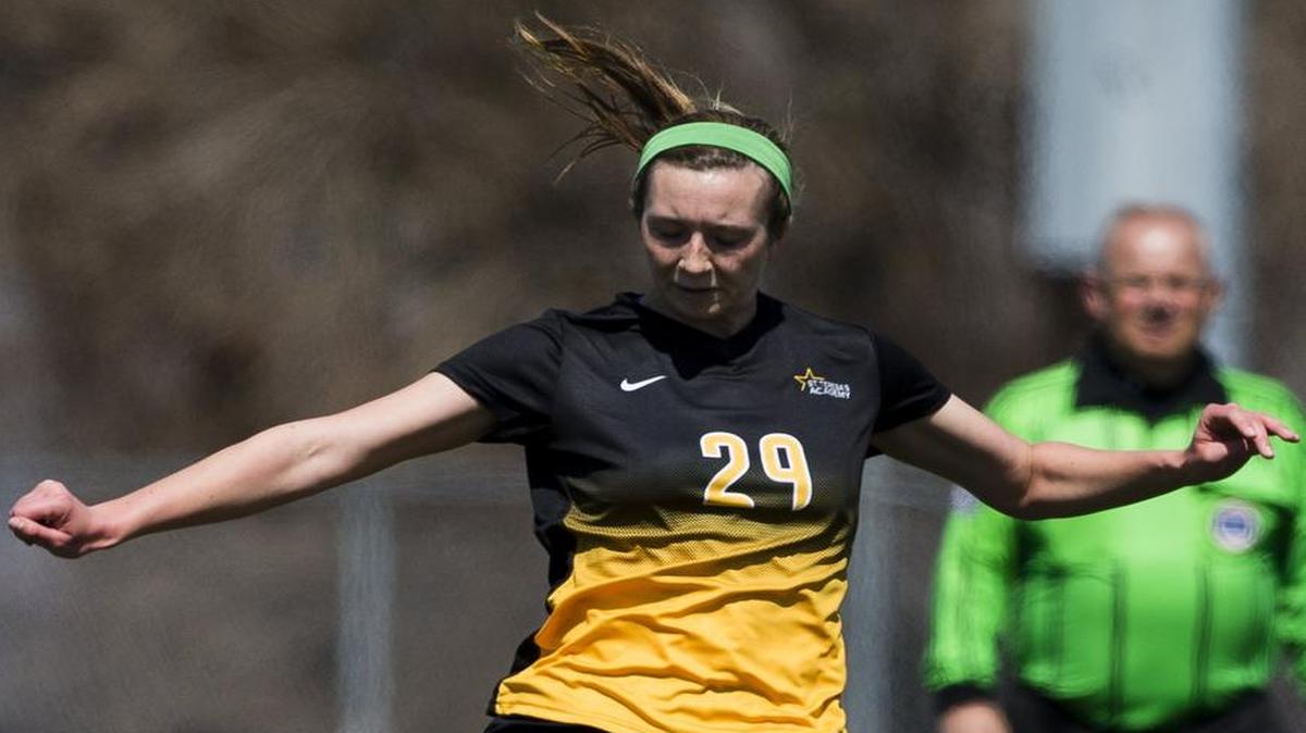 
Dorian Bailey of St. Teresa's Academy is a gifted technical soccer player and has an uncanny ability to read plays before they develop.
