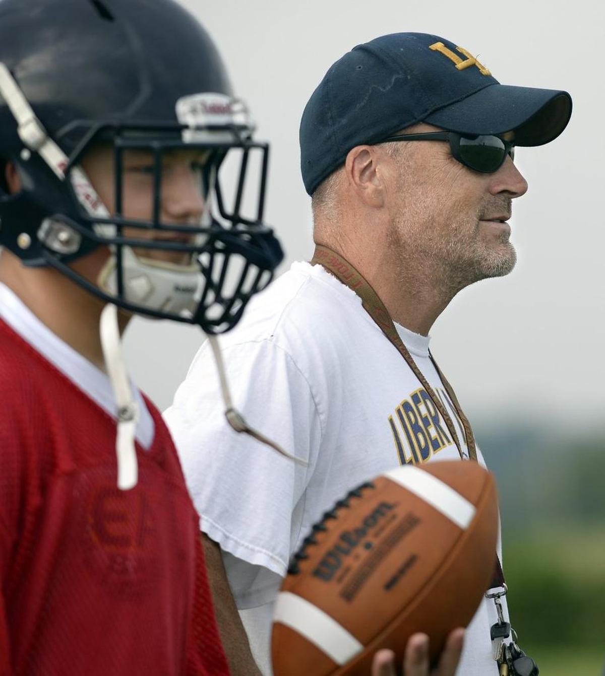 Coach Ken Clemens, right, has returned to Oak Park, his alma mater. He is one of seven coaching changes in the four Suburban Conferences.
