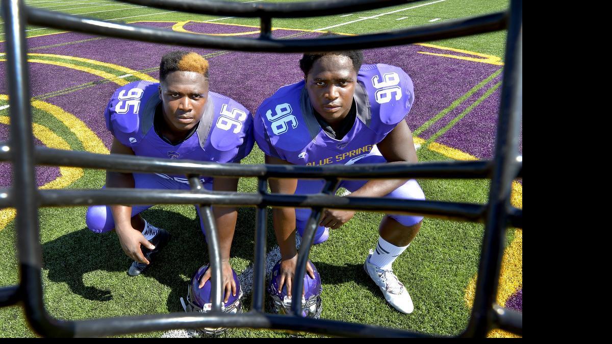 
Twin brothers Khalil (left) and Carlos Davis are ranked by Rivals.com as the best defensive players in Missouri for the 2015 class. They will take their football talents, as well as track and field skills, to the University of Nebraska.
