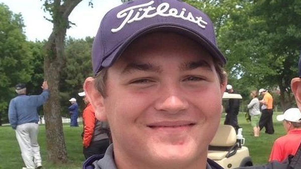 Lee’s Summit West senior Kerry Maguire shot a 72 on Monday and is tied for first at the Missouri Class 4 state golf tournament.