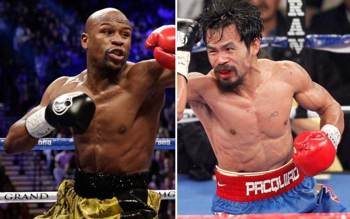 
Floyd Mayweather Jr. (left) and Manny Pacquiao will fight May 2 in Las Vegas.
