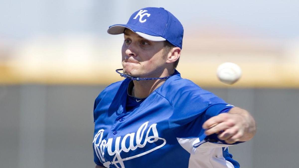 Kansas City native and former Royals pitcher Tommy Hottovy, shown here during spring training in 2012, now serves as an advanced scout and the director of run prevention for the Chicago Cubs.