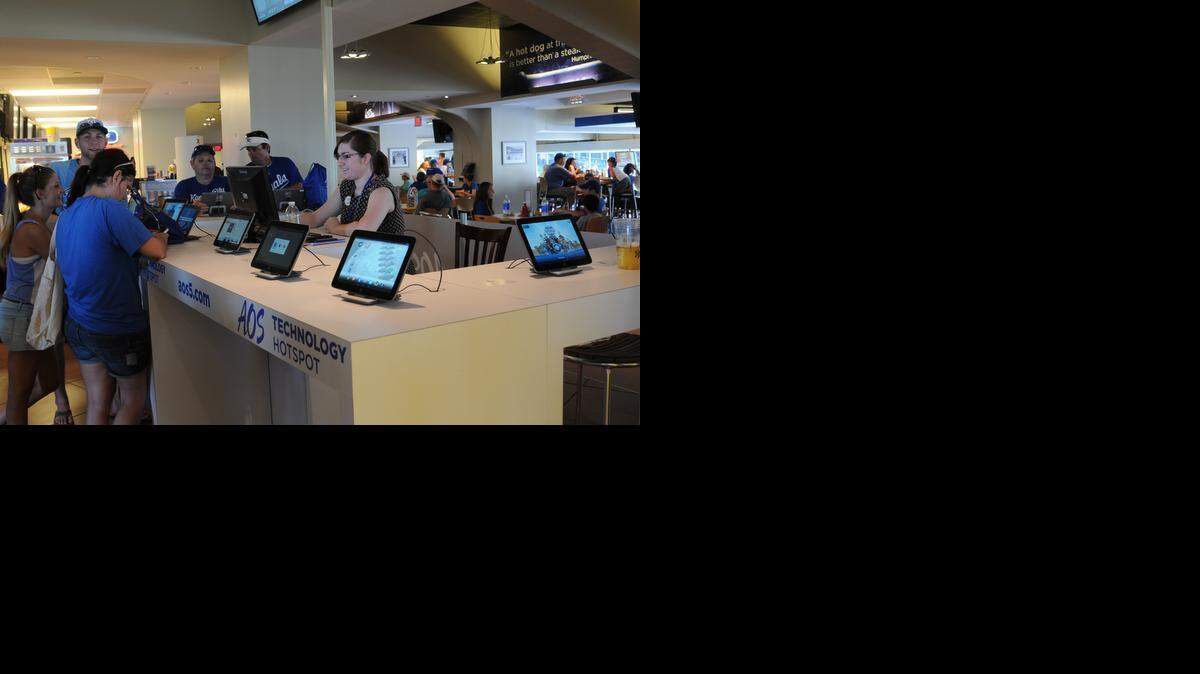 
Last year, the Kansas City Royals partnered with Alexander Open Systems to offer the AOS Technology HotSpot. The center served as the technology and social media headquarters at Kauffman Stadium.
