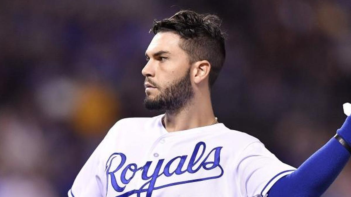 The San Diego Padres are interested in first baseman Eric Hosmer, with talks heating up at the winter meetings.