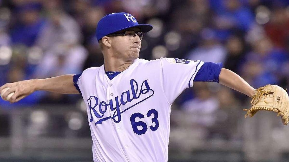 The Royals traded pitcher Alec Mills (above) to the Chicago Cubs on Wednesday for minor-league outfielder Donnie Dewees.