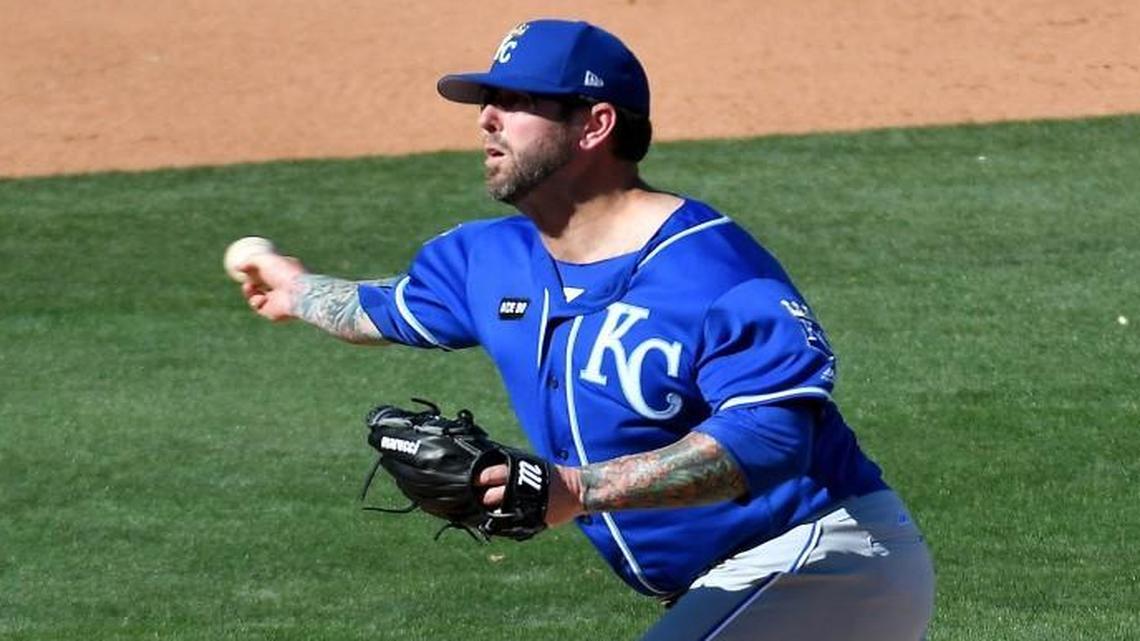 Kansas City Royals relief pitcher Peter Moylan.