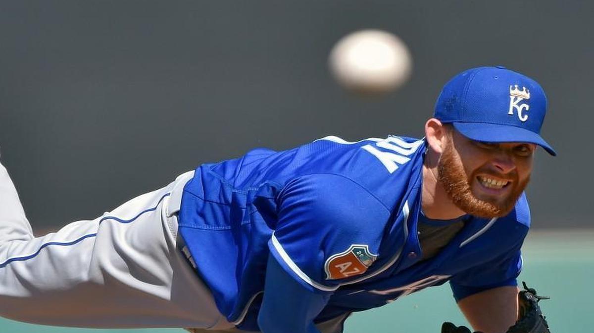 Ian Kennedy was scheduled to start the second game of the season Tuesday for the Royals, but a bout of hamstring tightness is likely to push him back to the fourth game on Saturday.