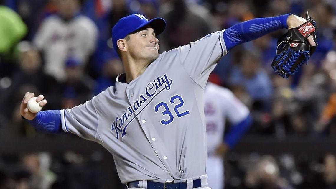 Starting pitcher Chris Young gave the Royals four scoreless innings Saturday night against the Mets.