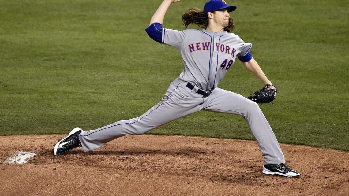 Mets starter Jacob deGrom said his pitches Wednesday night didn’t feel off, despite what turned into a Royals’ frenzy of runs. His conclusion about Kansas City: “They don’t swing and miss.”
