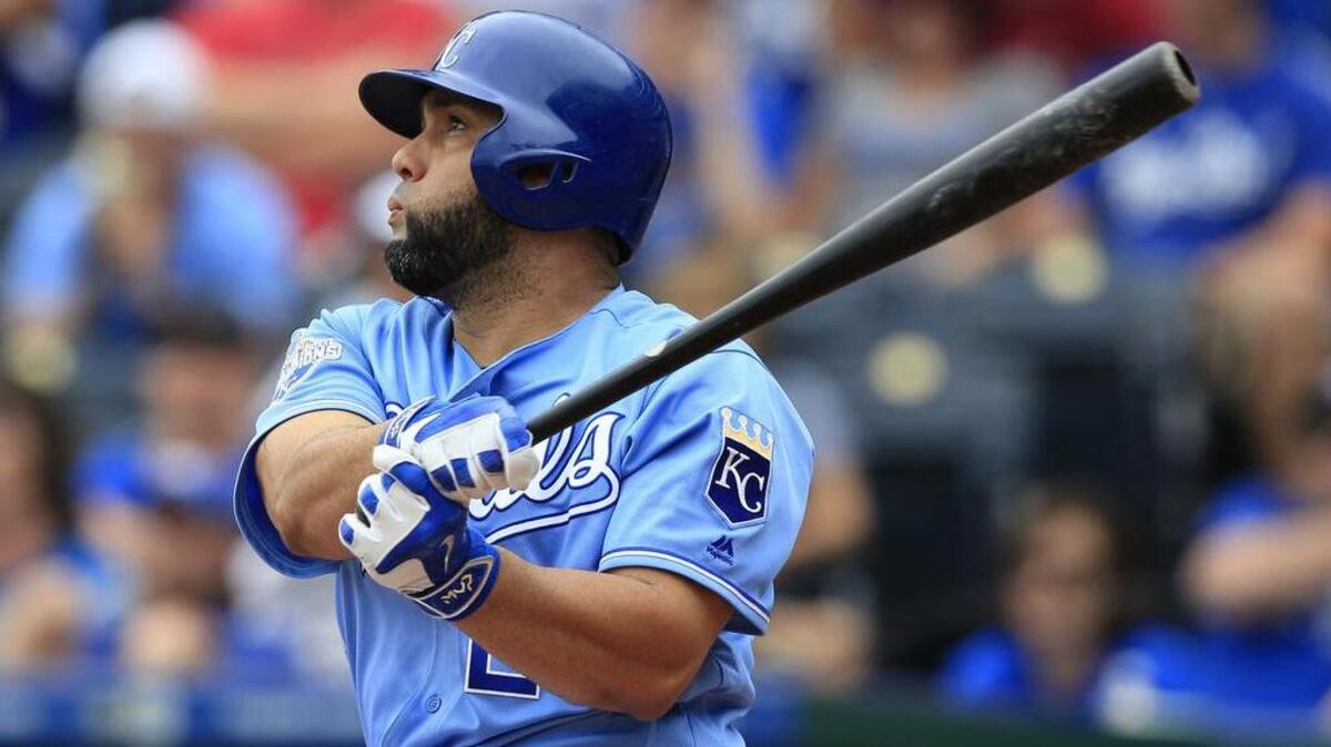 Royals designated hitter Kendrys Morales is batting .246 with a .333 on-base percentage and four homers in August.