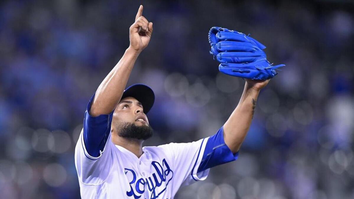 Kansas City Royals relief pitcher Kelvin Herrera has been working out in Arizona since mid-January.