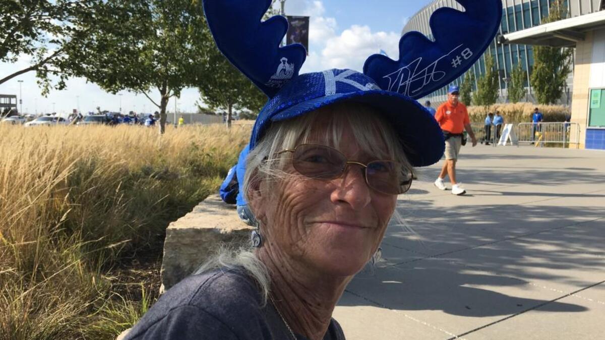 
Diane Lines couldn’t afford the playoffs last year because she was battling cancer, but she was at the stadium Thursday night.
