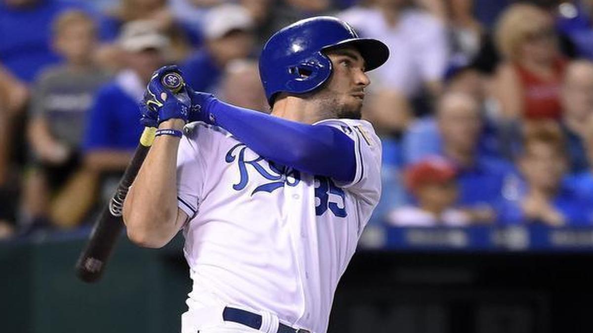 
Royals first baseman Eric Hosmer fell back to second place in the American League All-Star voting, behind the Tigers’ Miguel Cabrera.

