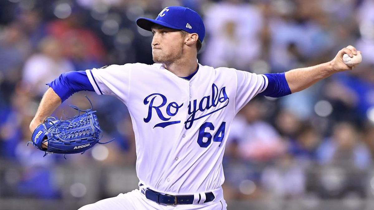 Kansas City Royals pitcher Matt Strahm delivered in the eighth inning during a game earlier this season against the Detroit Tigers at Kauffman Stadium in Kansas City, Mo.
