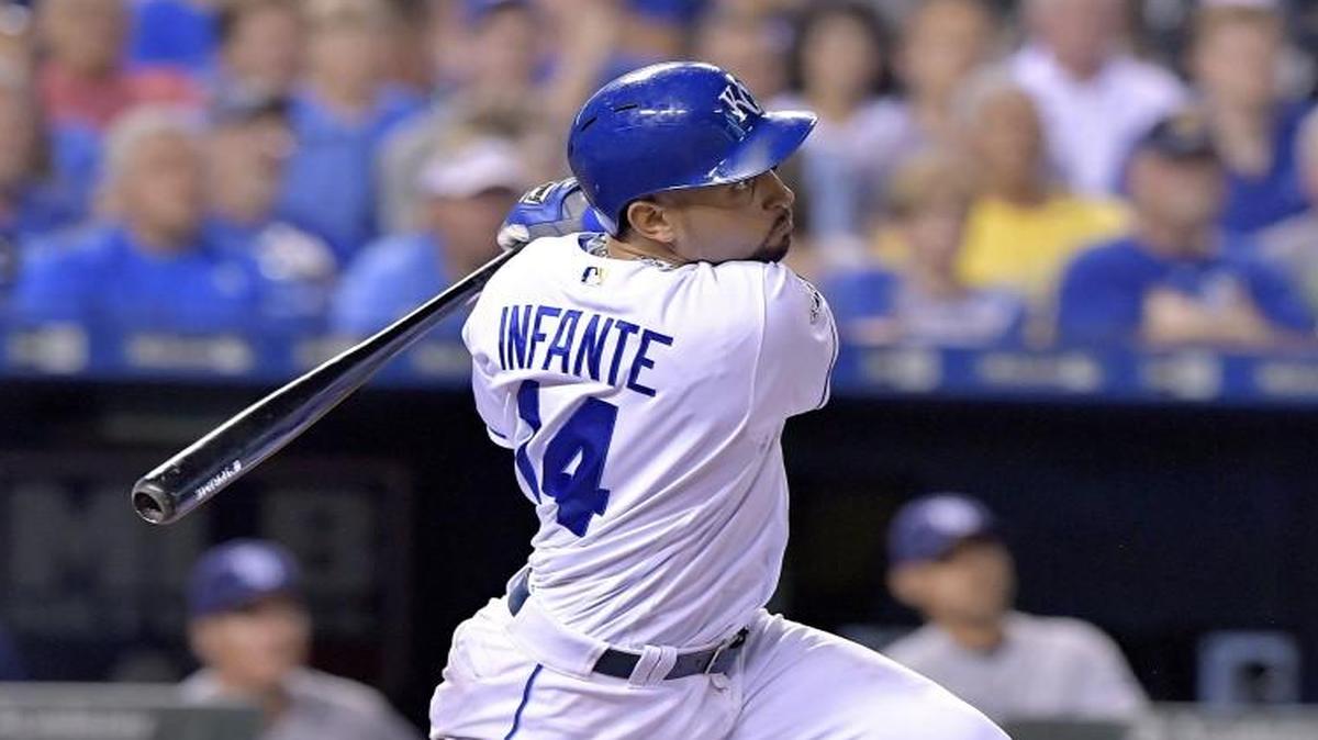 Former Royals Kansas City Royals second baseman Omar Infante.