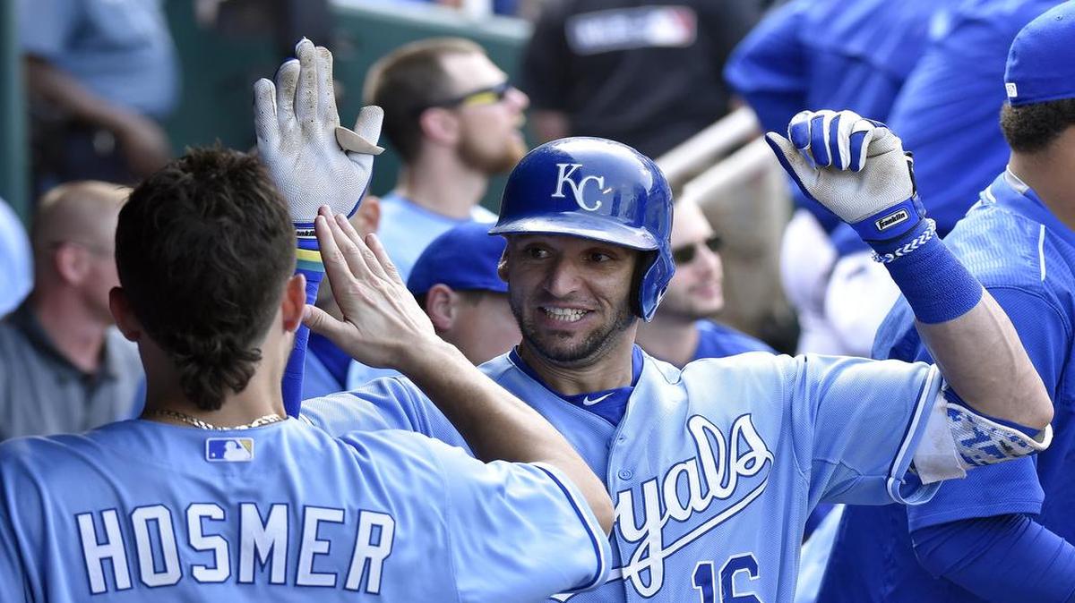 
Kansas City’s Paulo Orlando hit his fifth homer of the season Thursday against Baltimore. Two innings earlier, his sacrifice fly drove in Salvador Perez.


