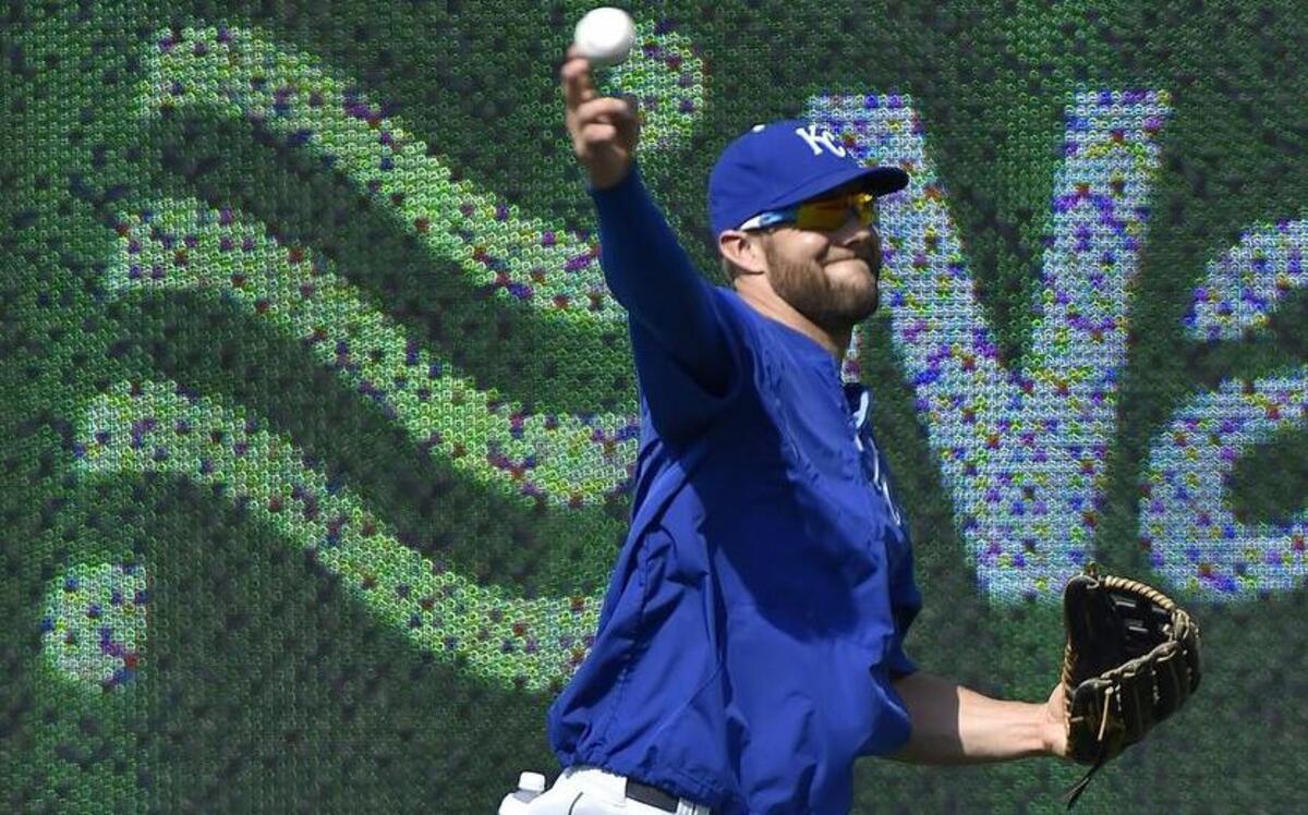 
Injured Royals left fielder Alex Gordon (pictured playing catch Friday at Kauffman Stadium) is progressing well as he recovers from a grade two-plus groin strain, but the rehab process is a still mostly about patience, he said Sunday before the Royals’ series finale against the Houston Astros.
