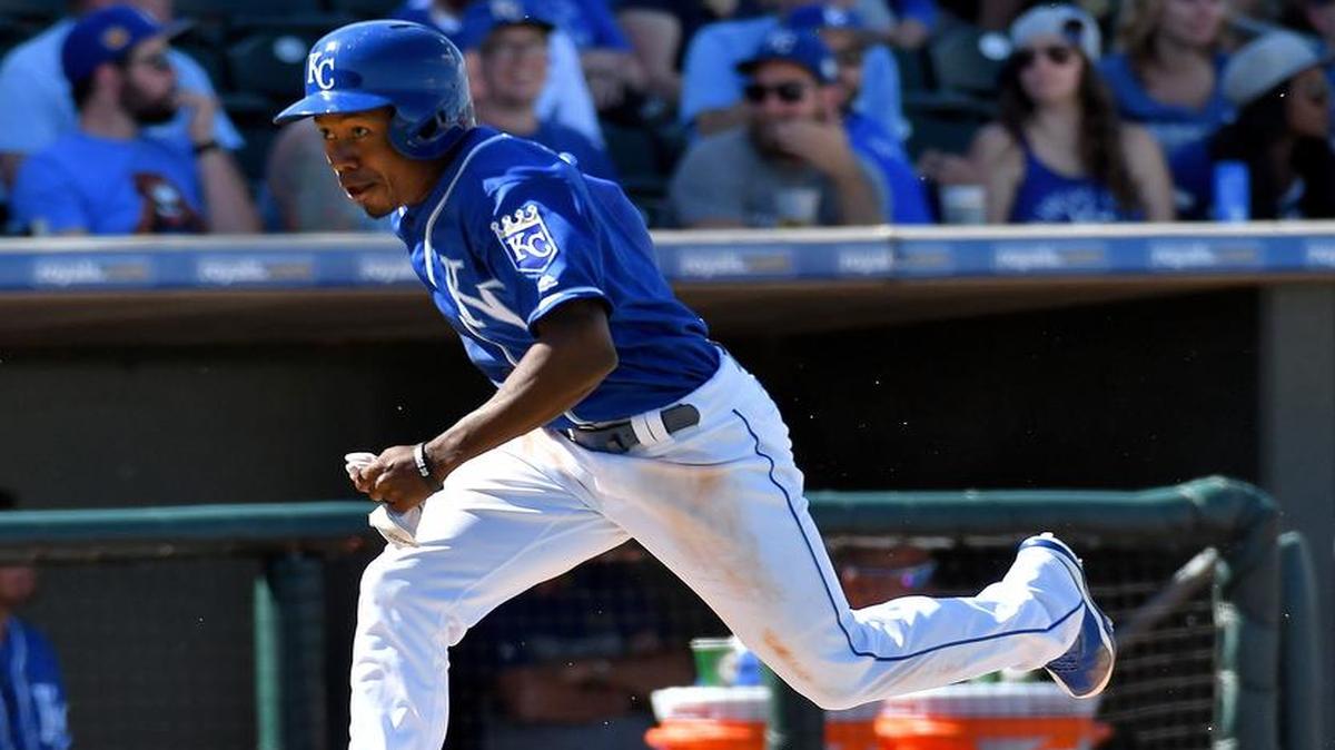 Terrance Gore made the Royals out of spring training (above), but he was optioned Class AA Northwest Arkansas on Monday.