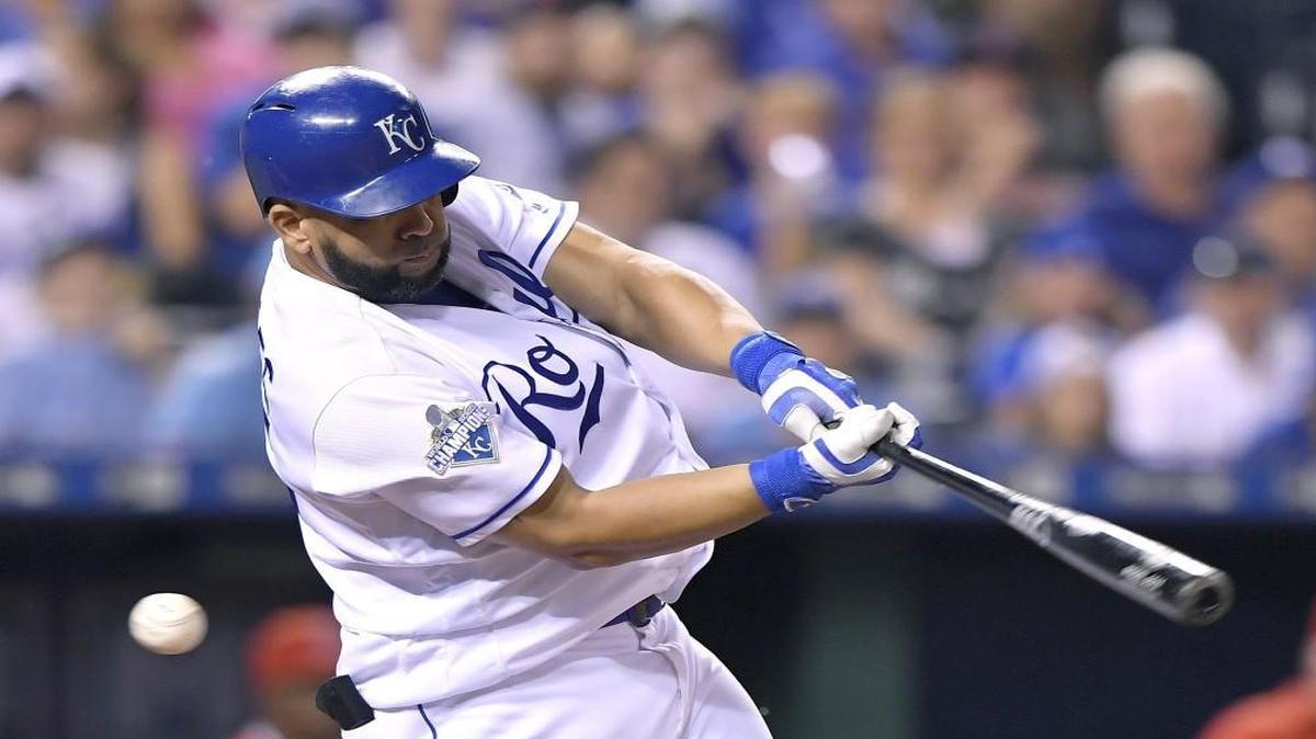 Kansas City Royals designated hitter Kendrys Morales.