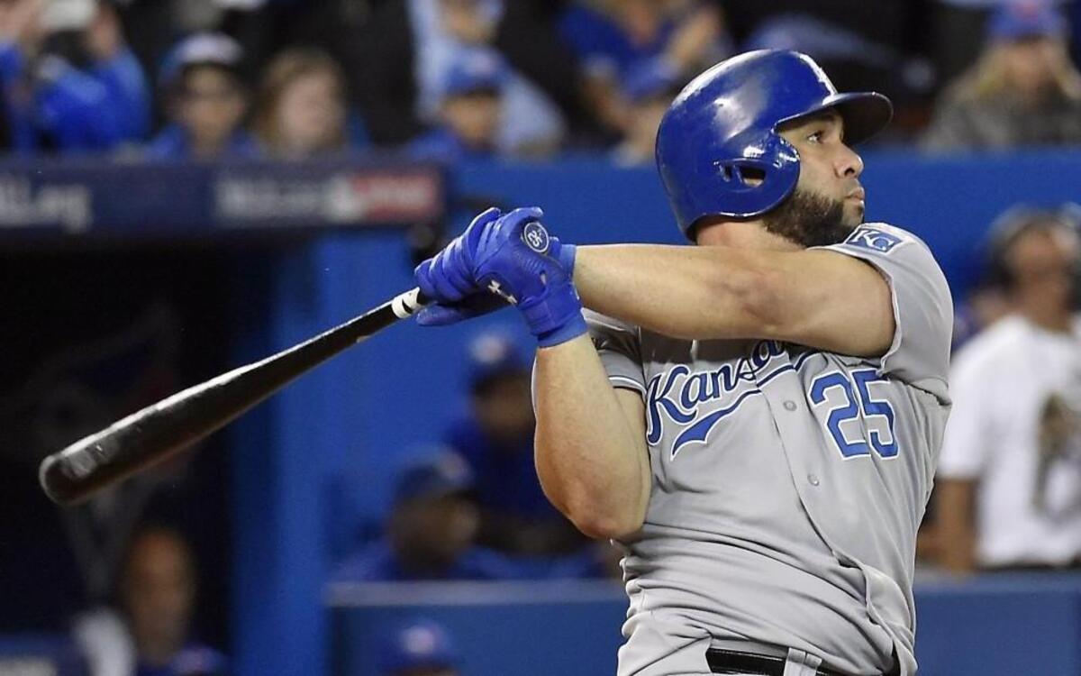 Royals designated hitter Kendrys Morales was a major free-agent addition to the KC lineup for the 2015 season, helping the club win the World Series.