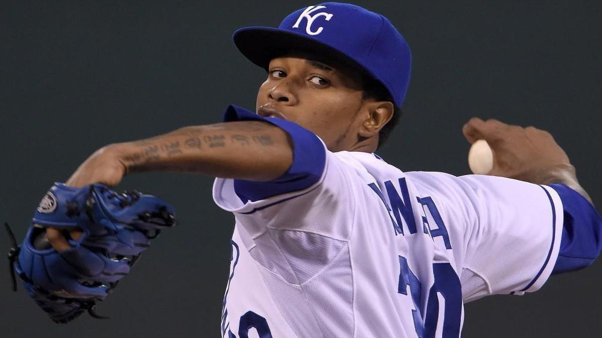 
Kansas City Royals starting pitcher Yordano Ventura.
