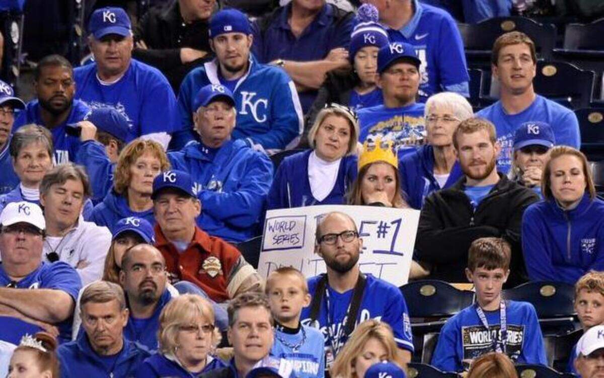 
Disappointment could be seen on the faces of Royals fans in the ninth inning of game one of the World Series on Tuesday night at Kauffman Stadium. The San Francisco Giants beat the Royals 7-1.
