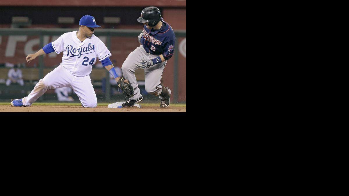
Royals infielder Christian Colon fractured his right middle finger when a hard-hit ground ball injured him on Tuesday night against the Texas Rangers, placing his availability for the rest of this season in jeopardy. The Royals plan to re-evaluate Colon in a week.
