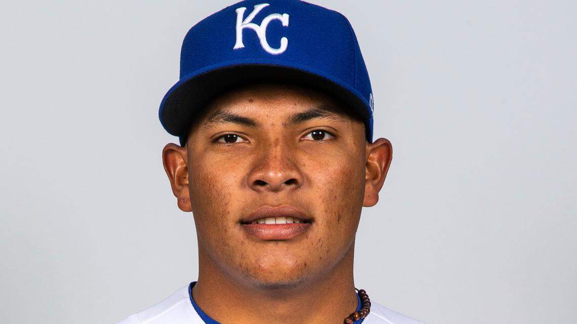 This is a 2021 photo of Angel Zerpa of the Kansas City Royals baseball team. This image reflects the Kansas City Royals active roster as of Wednesday, Feb. 24, 2021 when this image was taken. (Rob Tringali/MLB Photos via AP)