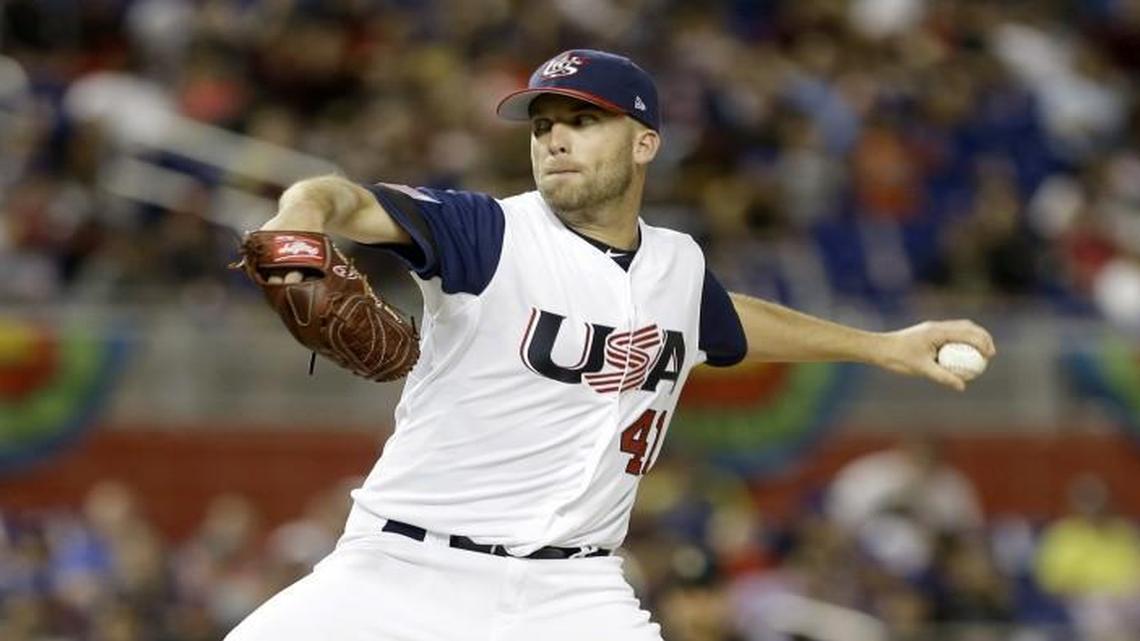 Royals pitcher Danny Duffy threw four scoreless innings for Team USA on Sunday night in Miami.