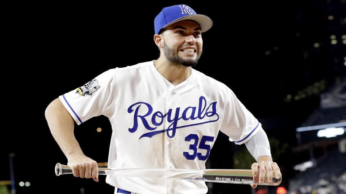 Royals first baseman Eric Hosmer was the MVP of last year’s All-Star Game in San Diego.
