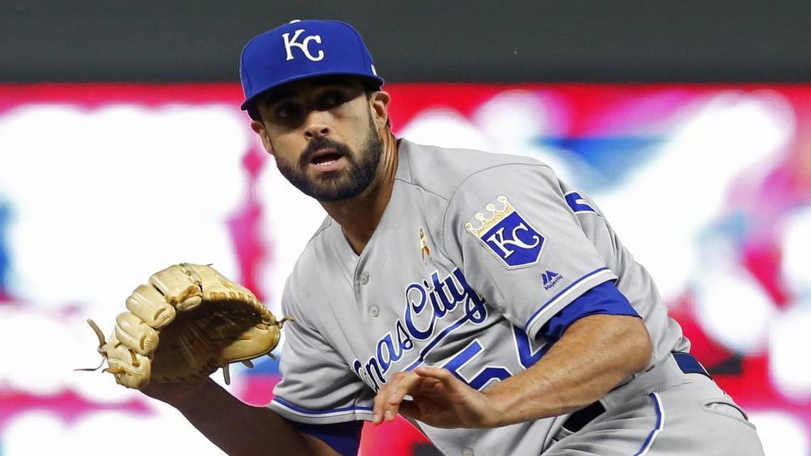 Royals pitcher Scott Alexander helped the Royals get out of a ninth-inning jam against the Twins on Friday night.