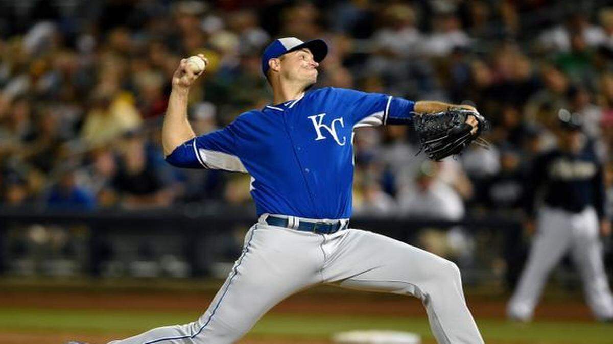 
Chris Young was the starting pitcher Friday against the Padres in Peoria, Ariz.
