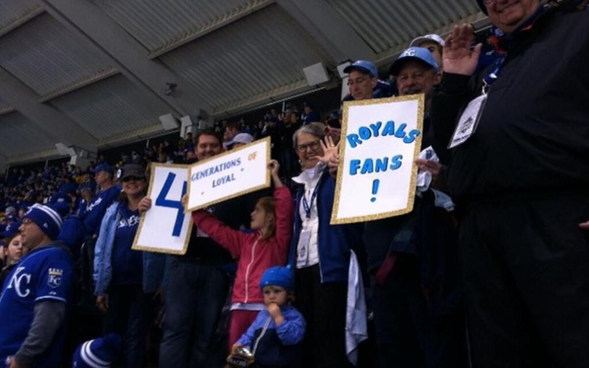 The Love family, all four generations, were at Tuesday night’s game.