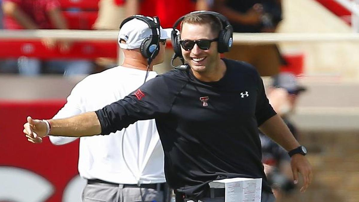 
Texas Tech coach Kliff Kingsbury
