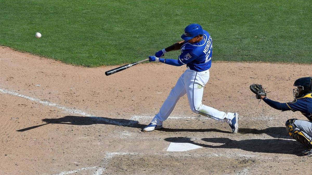 Raul Mondesi connected on a 10th inning walk-off home run for a 1-0 Royals’ win on Saturday in a spring training game against the Milwaukee Brewers in Surprise, Arizona.