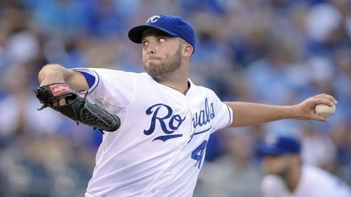 
Royals pitcher Danny Duffy, seen in a start Aug. 31 at Kauffman Stadium.
