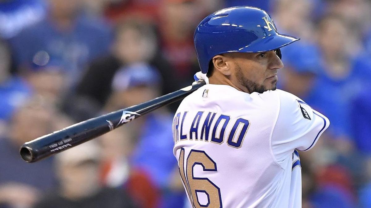 Paulo Orlando was sent down to the minor leagues Friday.